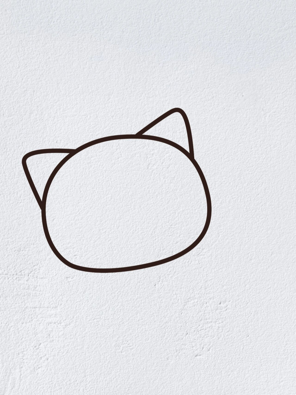 小猫图片简笔画画动物图片