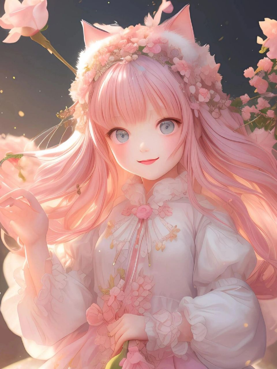 玲娜贝儿拟人7815粉色可爱小狐狸少女壁纸
