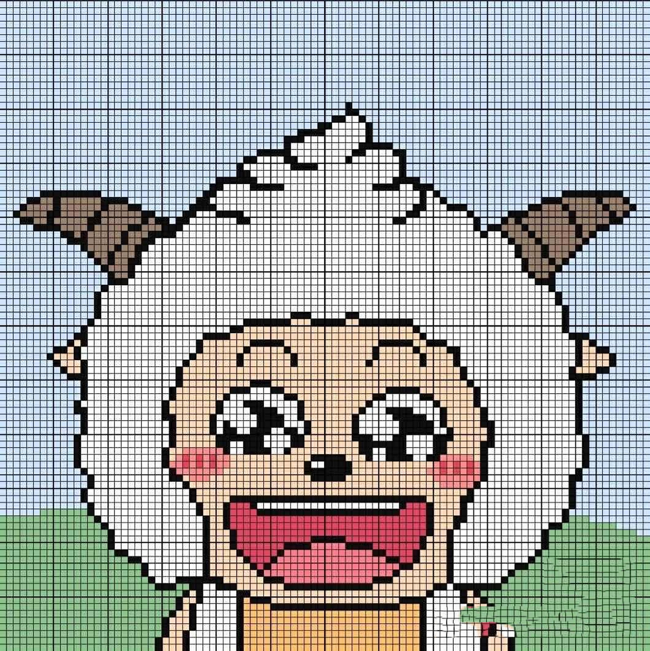 excel像素画 我是为睡觉而生的高贵的91!