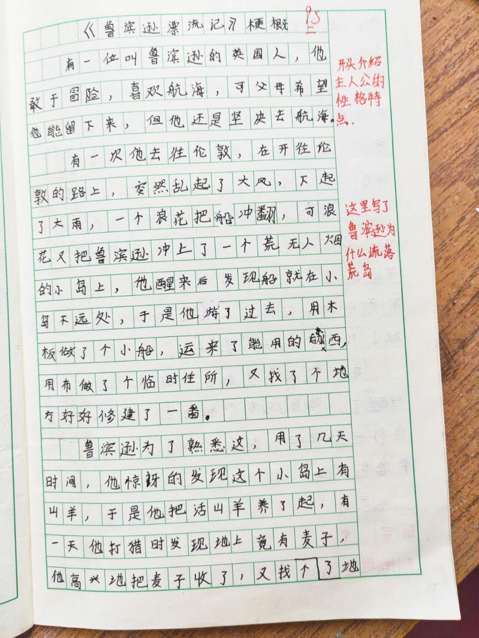 部编版六年级下册习作二:写作品梗概  塔泥小学王湘玲《鲁滨逊漂流记