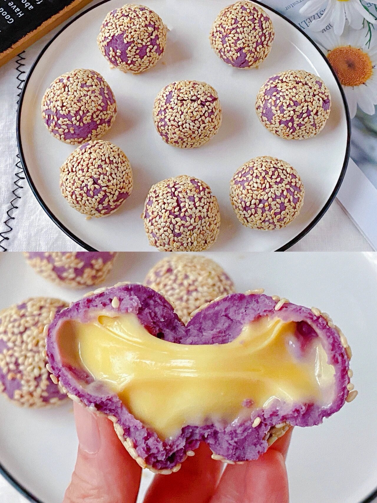 超拉丝的紫薯芝士球7515求求你们快去试试