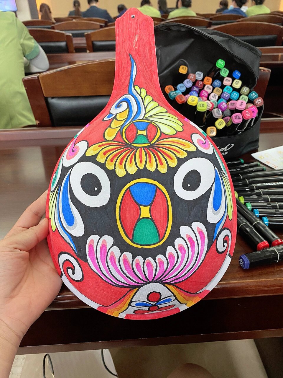 这是拿出看家的本领才画好的 还比较满意 	 马勺脸谱的正确画法: 1,起