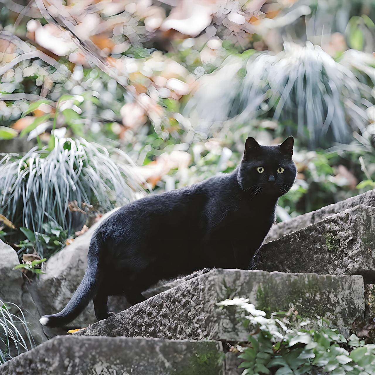 你不知道的猫咪——墨玉垂珠 墨玉垂珠,其外貌特征主要表现为全身均为