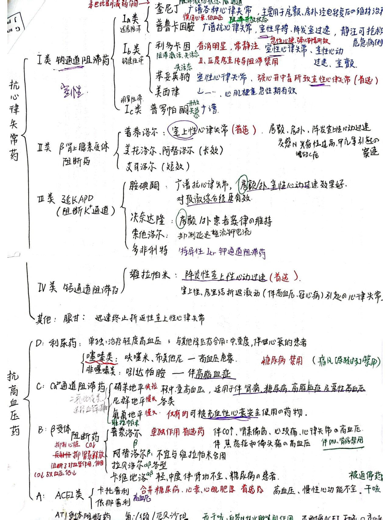 药理学章节思维导图图片