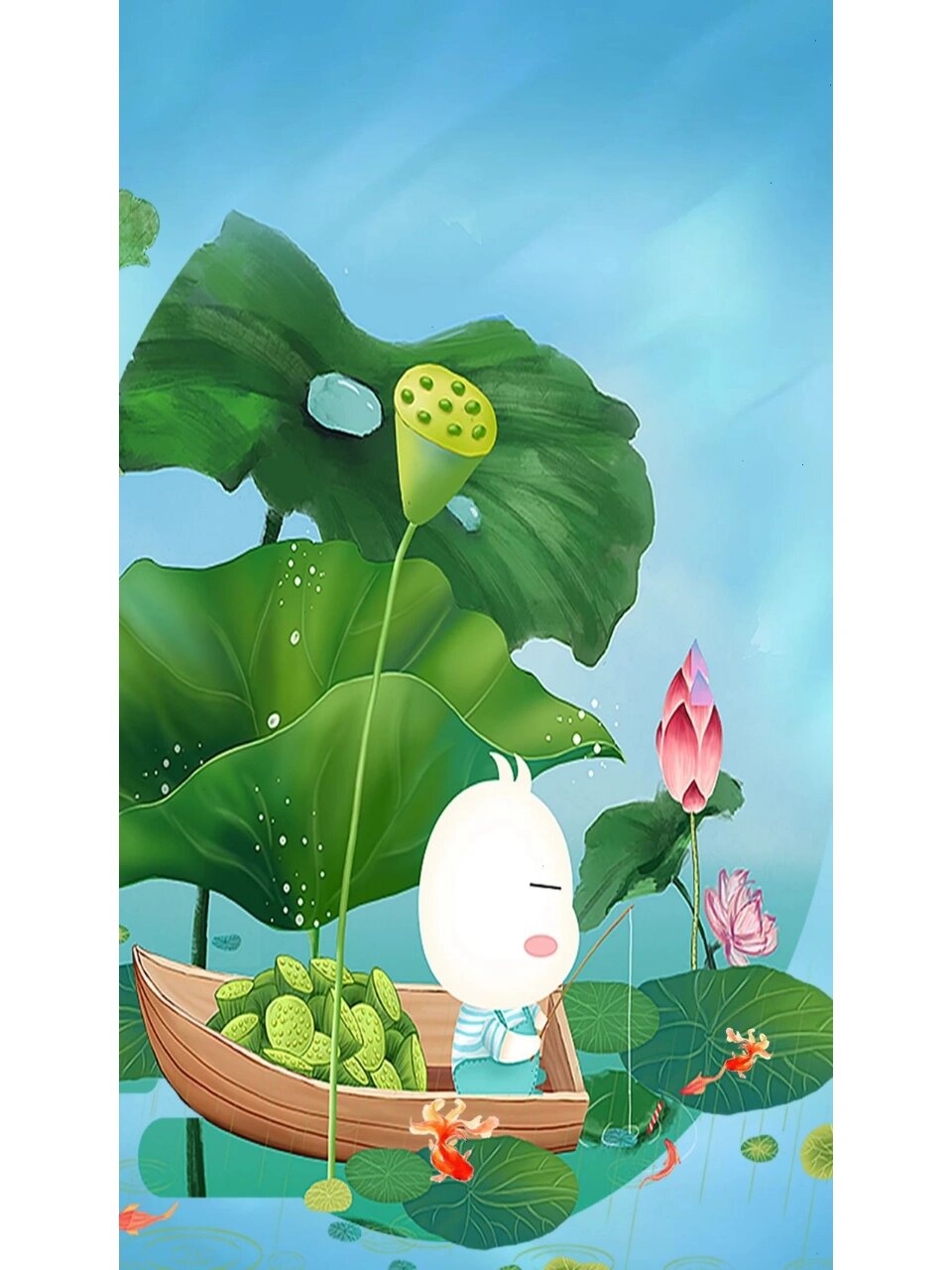 清凉夏季| 唯美荷花主题背景素材 97炎炎夏日来临,受他人提醒74