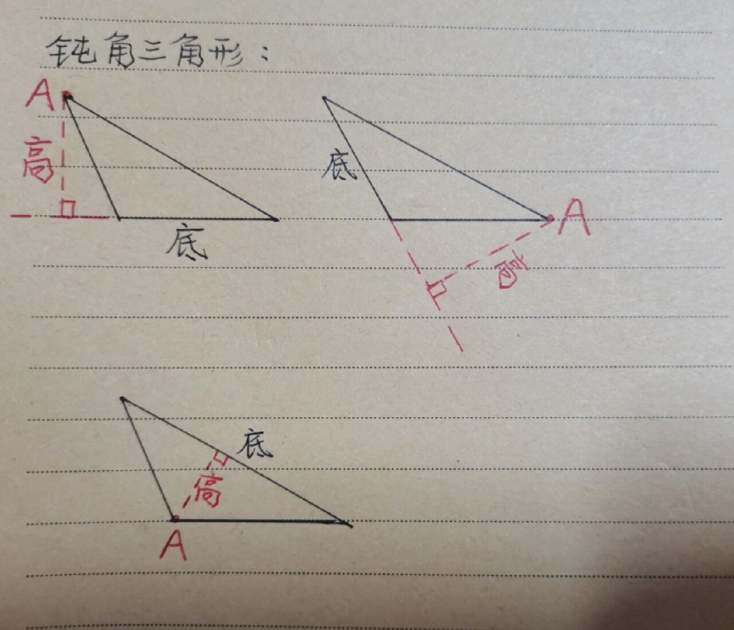 怎么画直角三角形的高图片