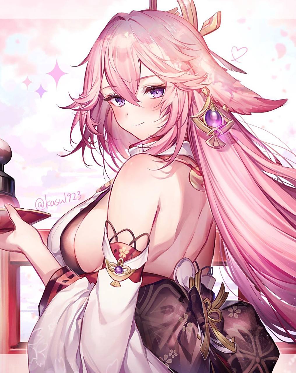 原神美图 八重神子