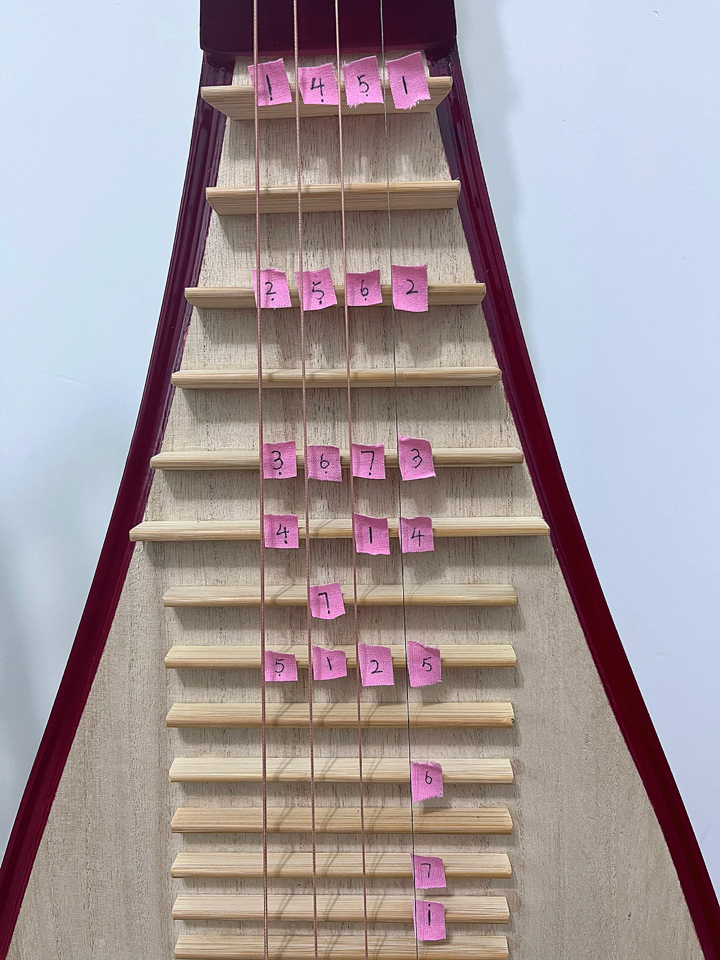 琵琶干货97 e大调把位音图96