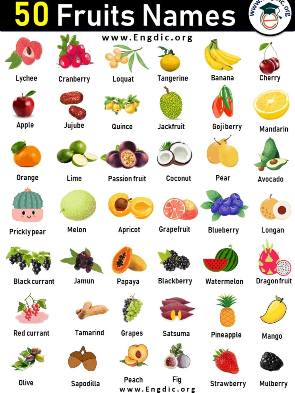 各种水果的英文名汇总91929990 fig 无花果 star fruit
