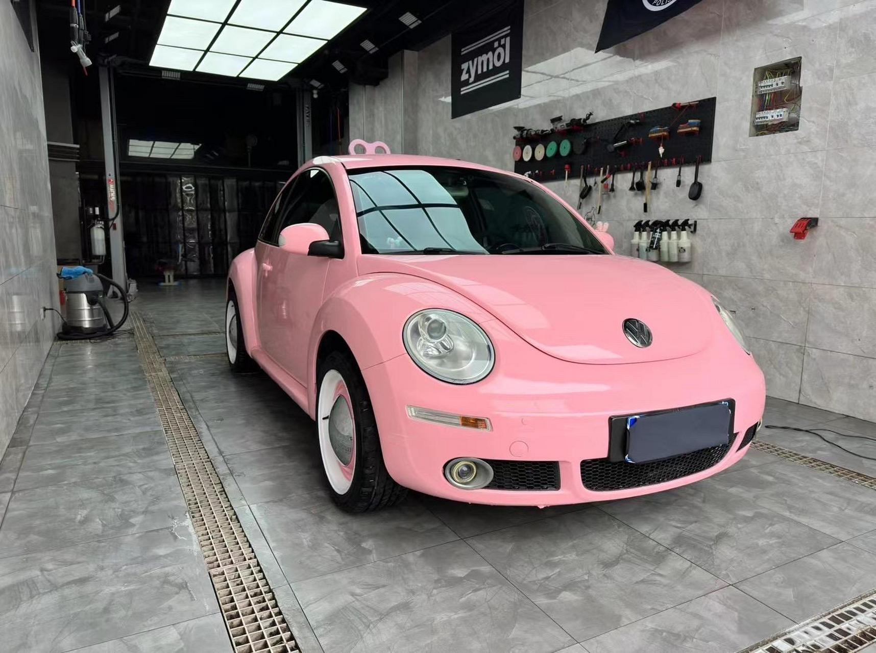 整备上架10年粉红色二代甲壳虫,很多客户一直问有没有粉红色的甲壳虫