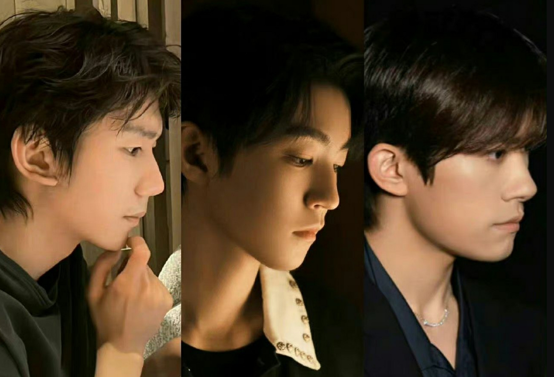 tfboys王俊凯,王源,易烊千玺的侧颜照,网友们争论不休,谁的侧脸更优越