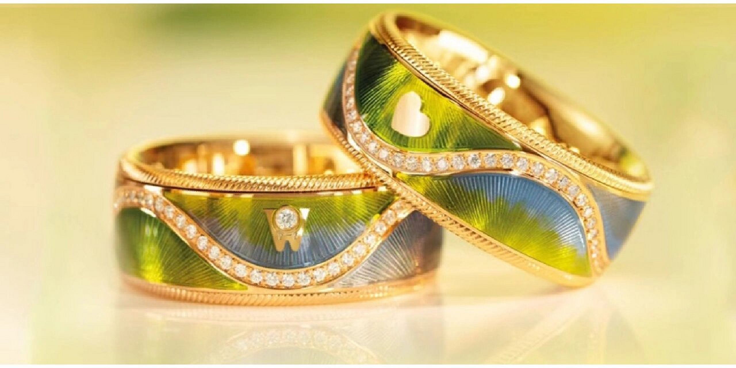 德国顶级珠宝品牌@华洛芙 wellendorff 130周年纪念款限量指环,每枚
