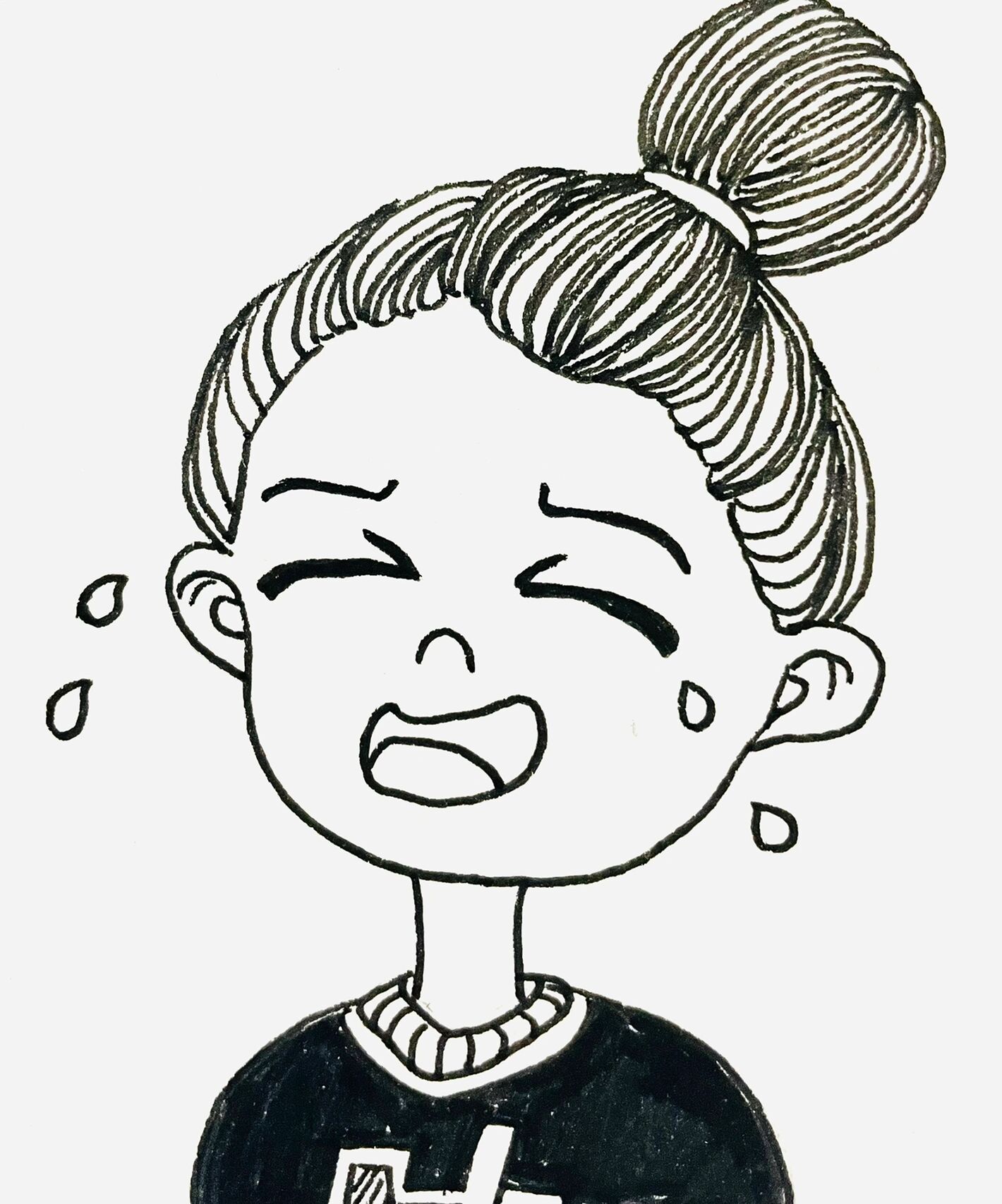 q版人物表情 线描喜怒哀乐