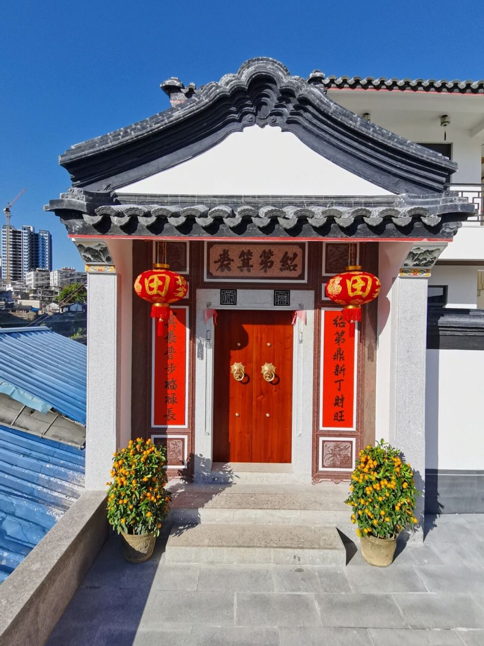 新中式 —客家民居两层围屋外观