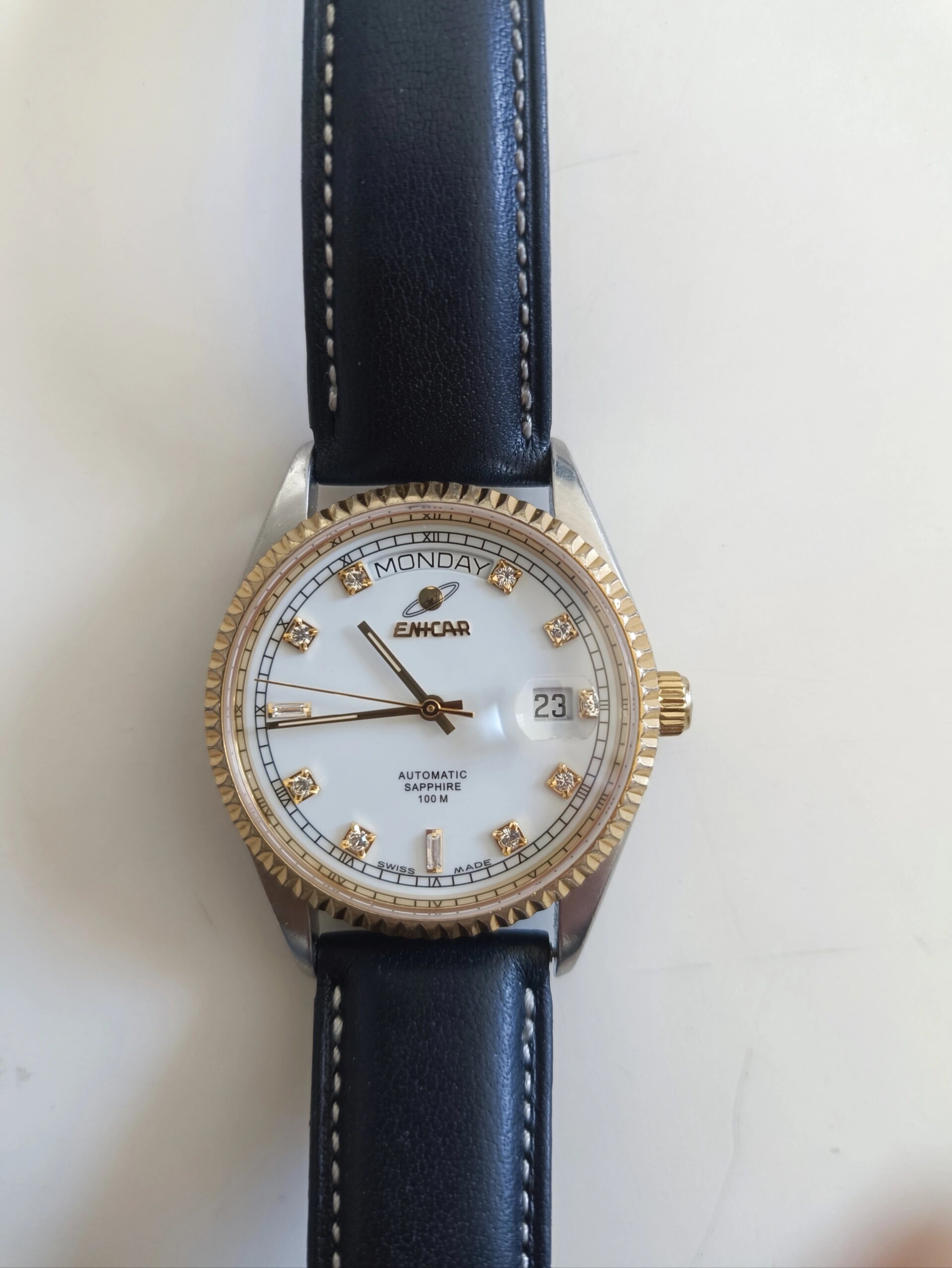 英纳格手表 终于找到了一枚自己一直喜欢的英格手表(3169-50-38),2834