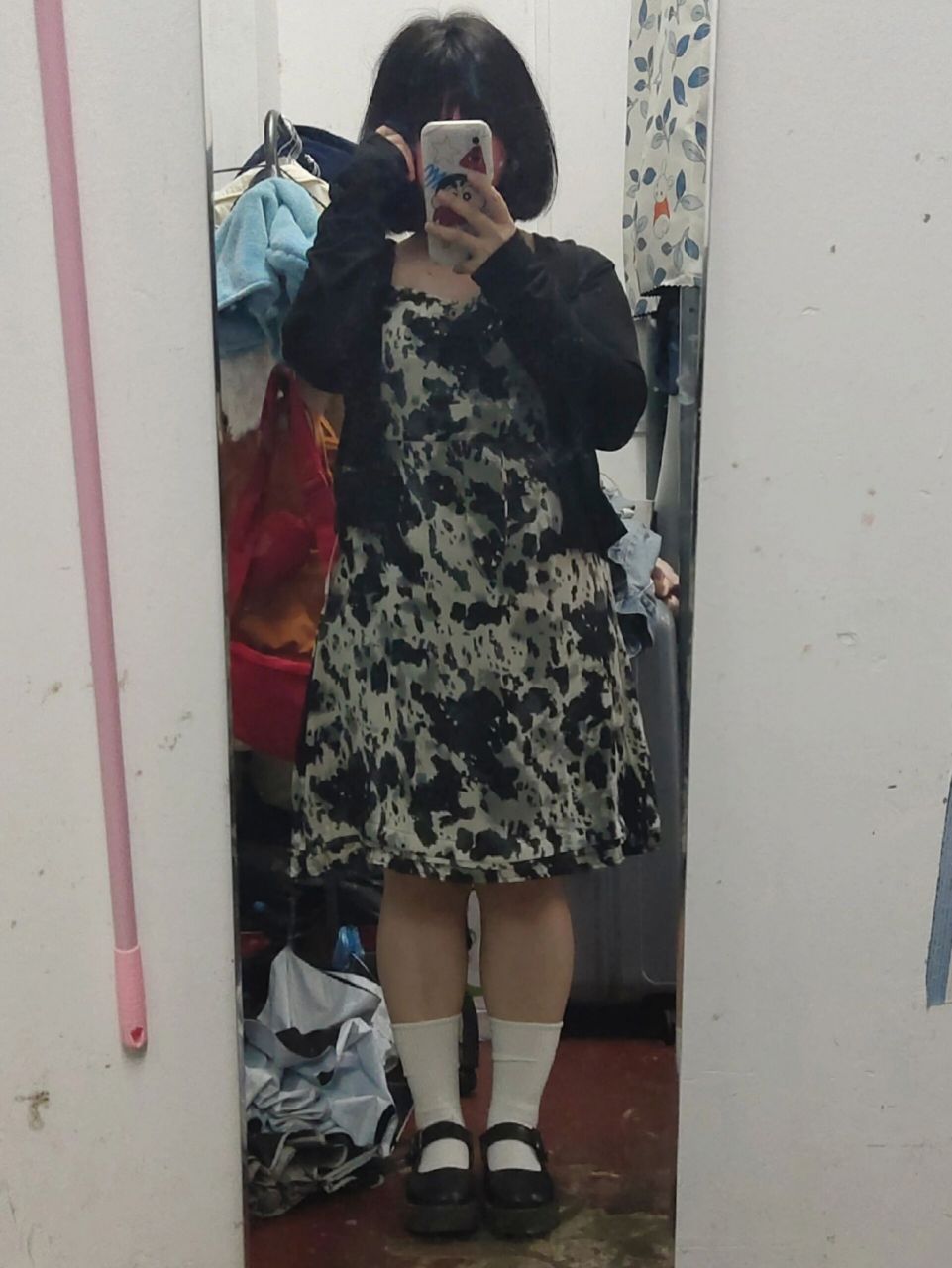 身高一米五体重128微胖小个子连衣裙穿搭 穿上这个裙裙的第一感受就是