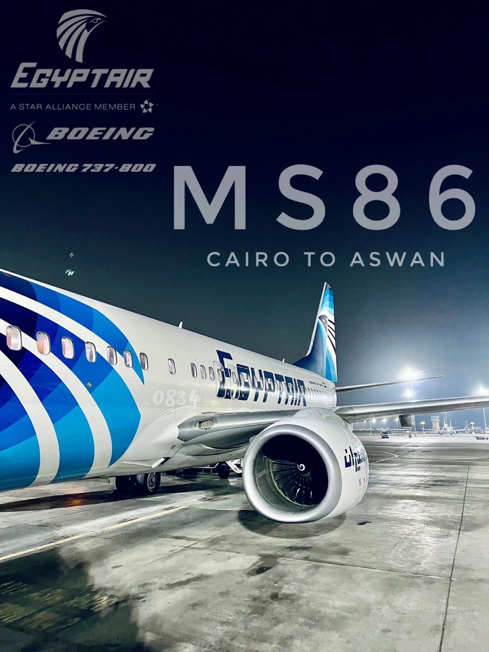 埃及航空|开罗-阿斯旺 第一次体验非洲航司 34303432 from