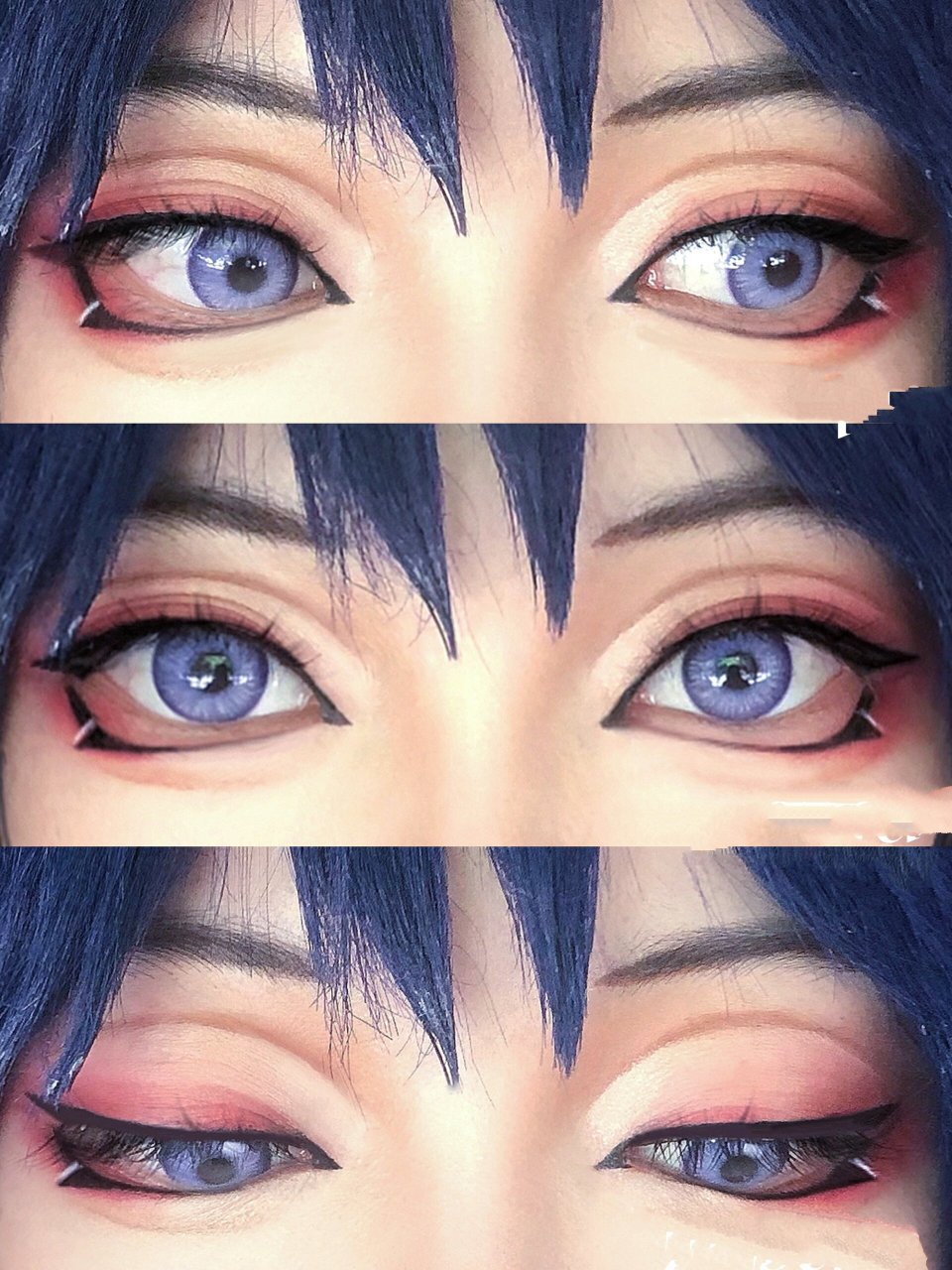 【白散】原神|白散cos妆容分享 今日分享的是原神里的白散cos眼妆98