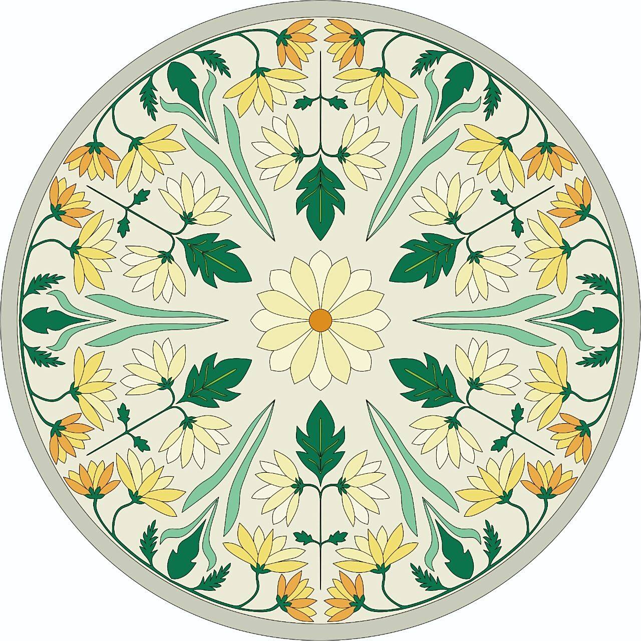 一些适合掐丝珐琅的底稿