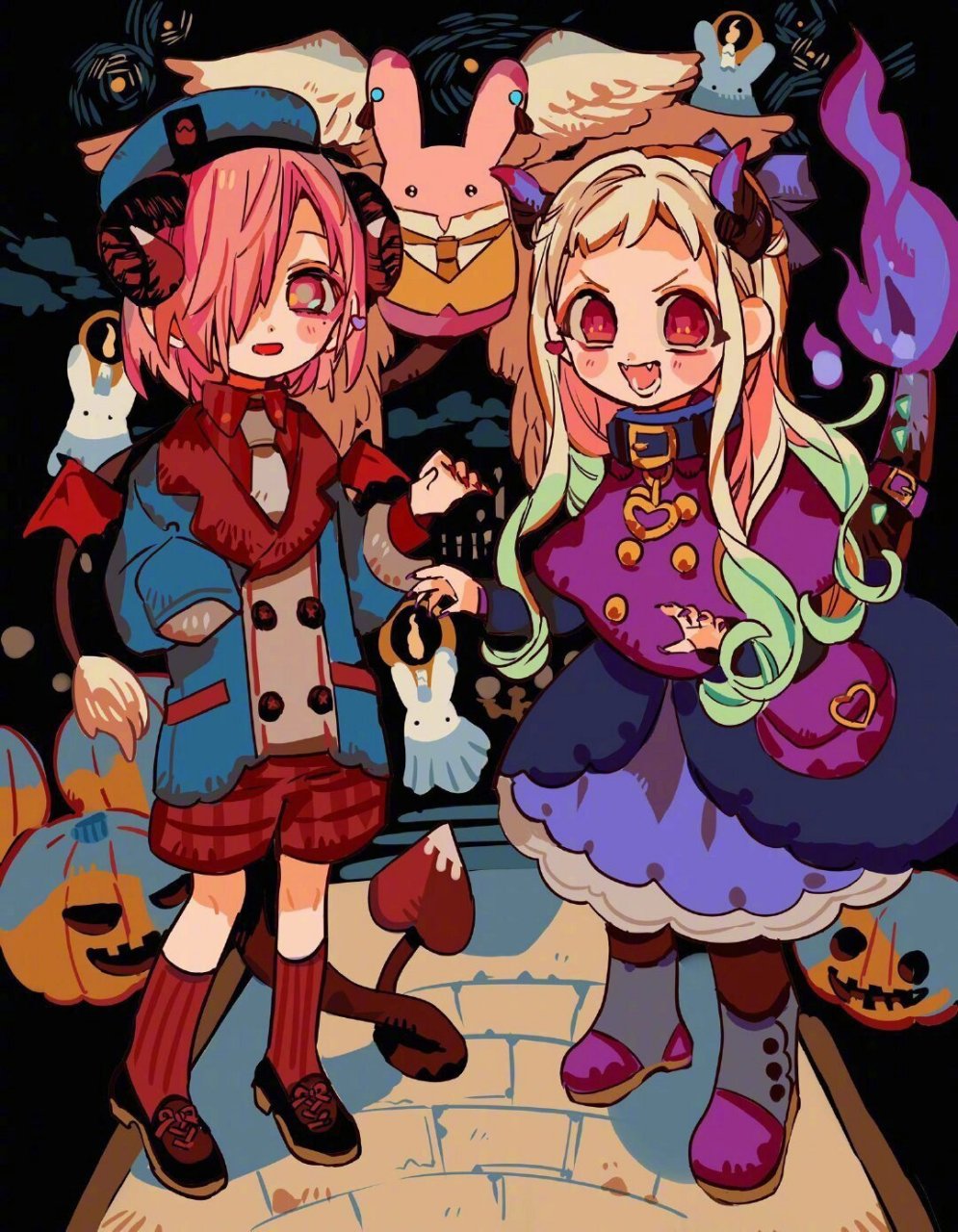 地缚闺蜜头像94还混了可爱的七峰樱和天官的