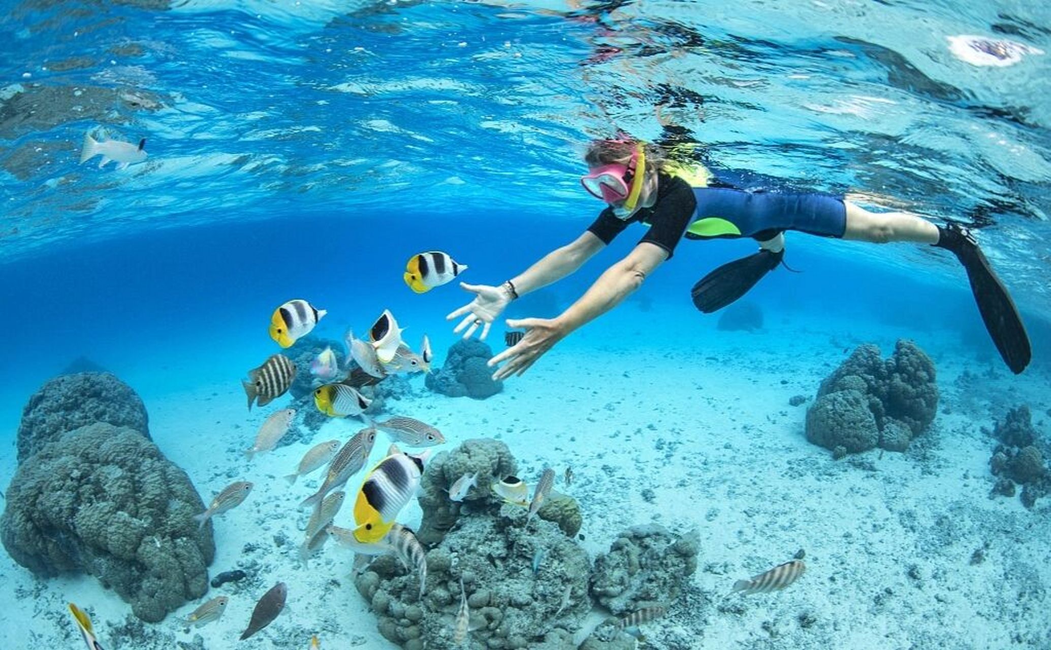 万宁加井岛帆船浮潜400 75一价全含拍照航拍 加井岛沙滩浮潜 bbq(含