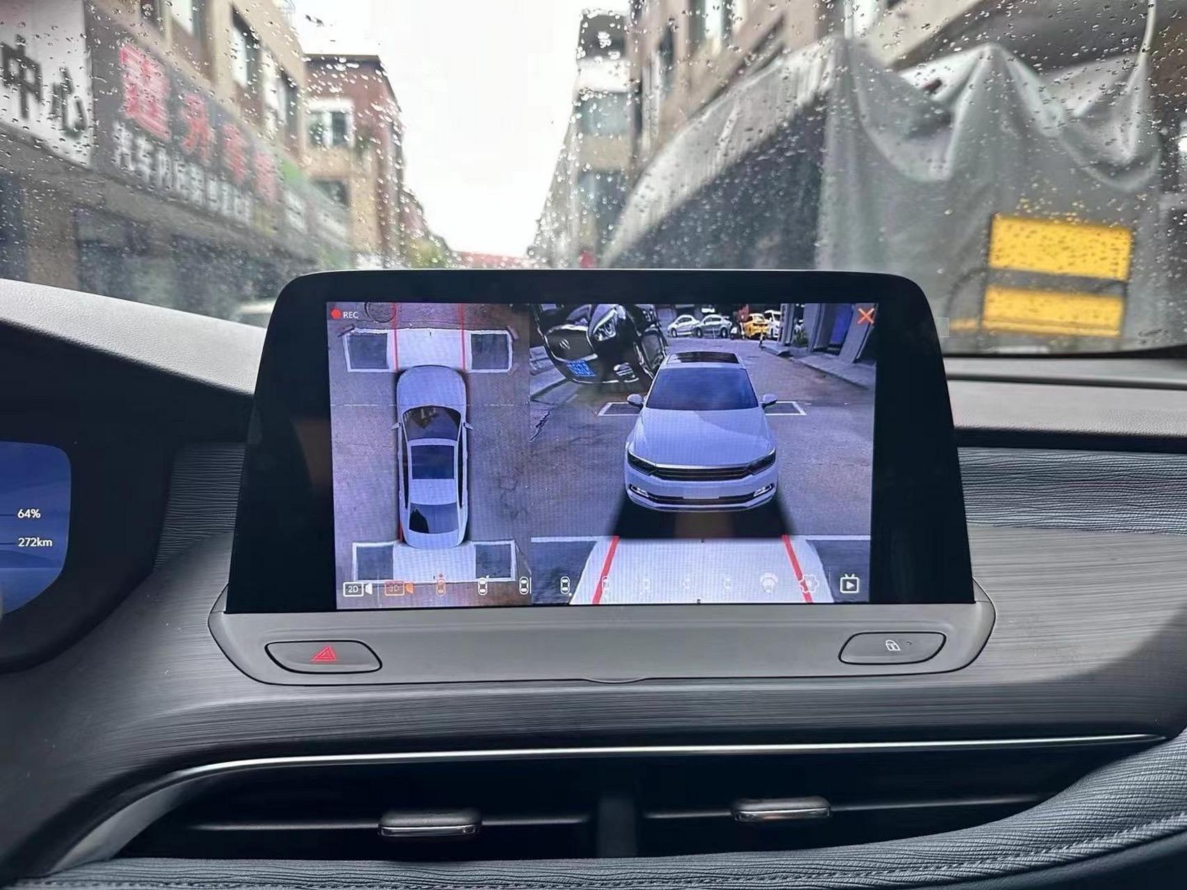 360全景.别克微蓝6原车屏升级360全景影像