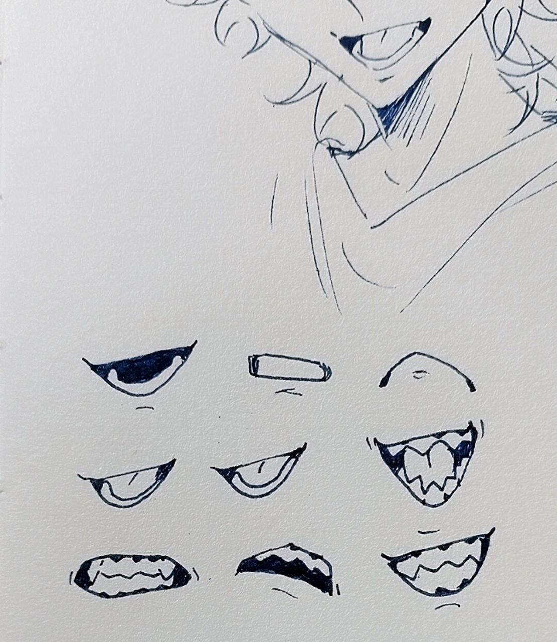 男生嘴巴画法图片