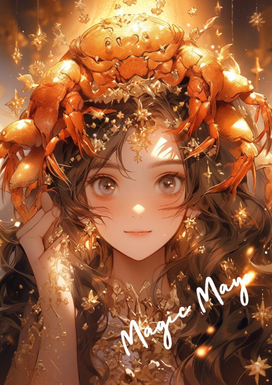 星座系列头像丨巨蟹座女孩7715 巨蟹座(出生日期:6月22日 - 7月22