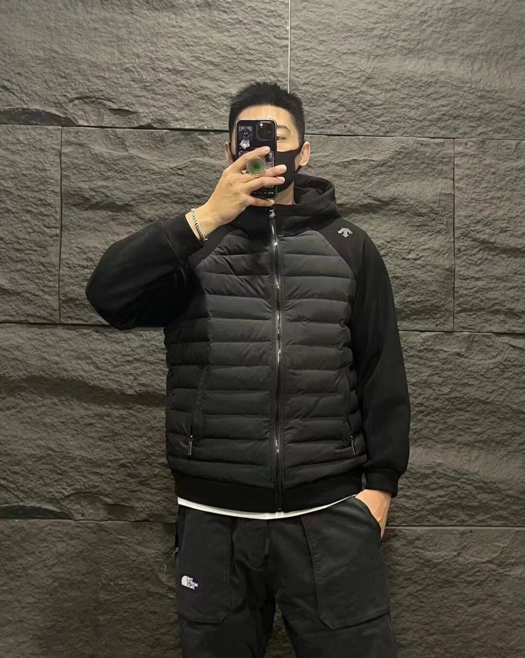 descents迪桑特拼接 实拍图 descents迪桑特拼接羽绒服 23ss新款轻薄