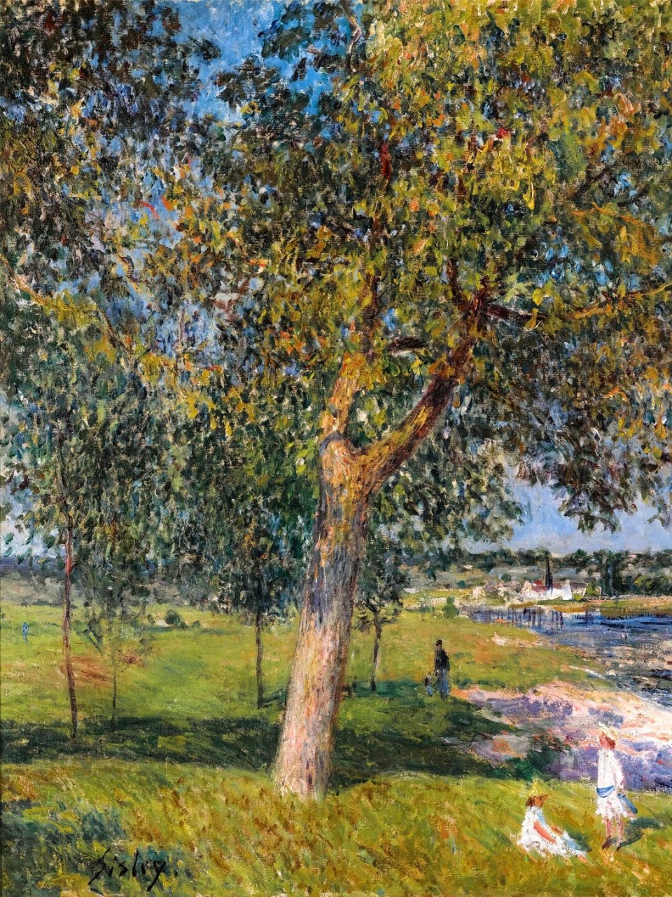 印象派画家 | 西斯莱——风景油画(含细节