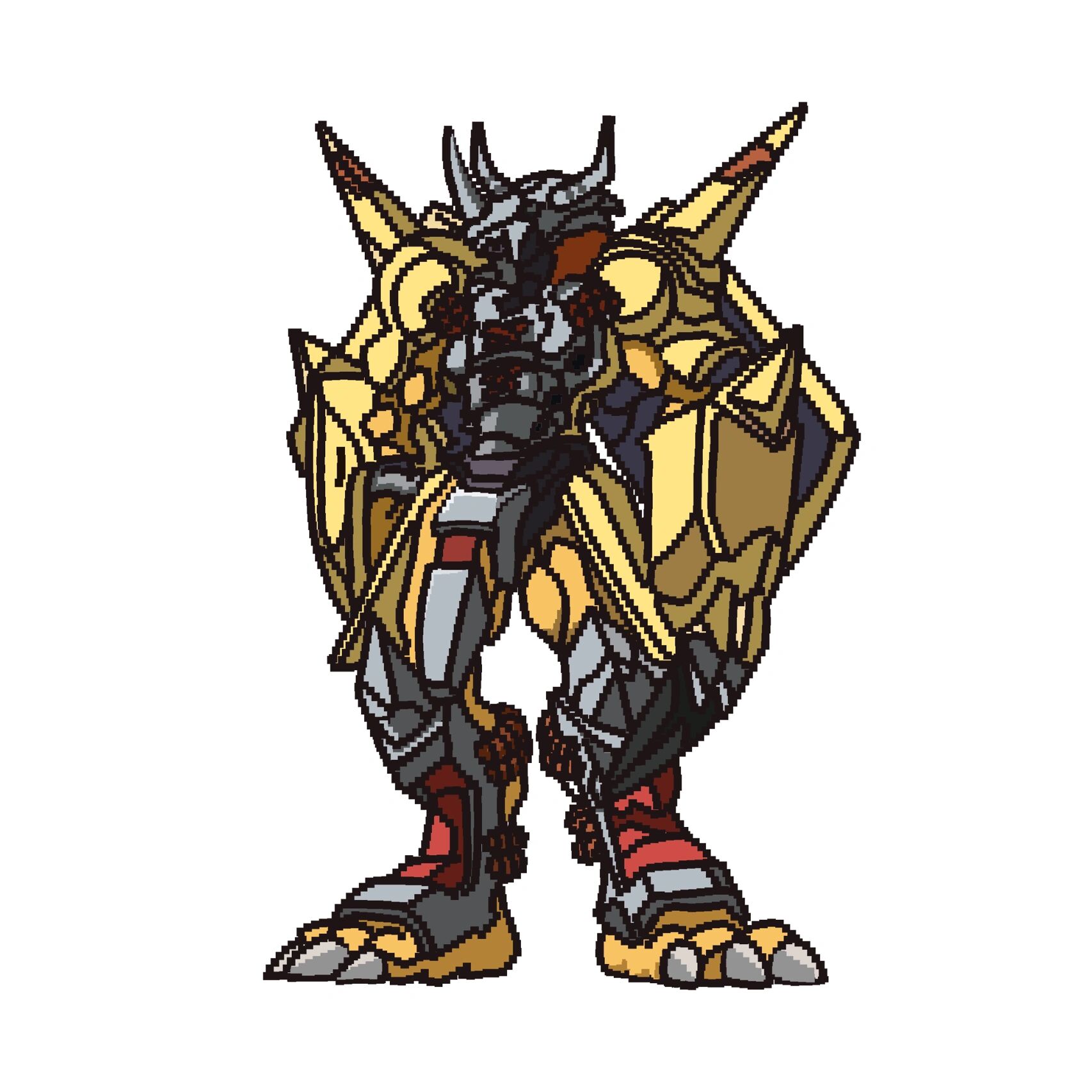 数码宝贝-战斗暴龙04 滚球兽进化路线00 亚古兽→暴龙兽→机械