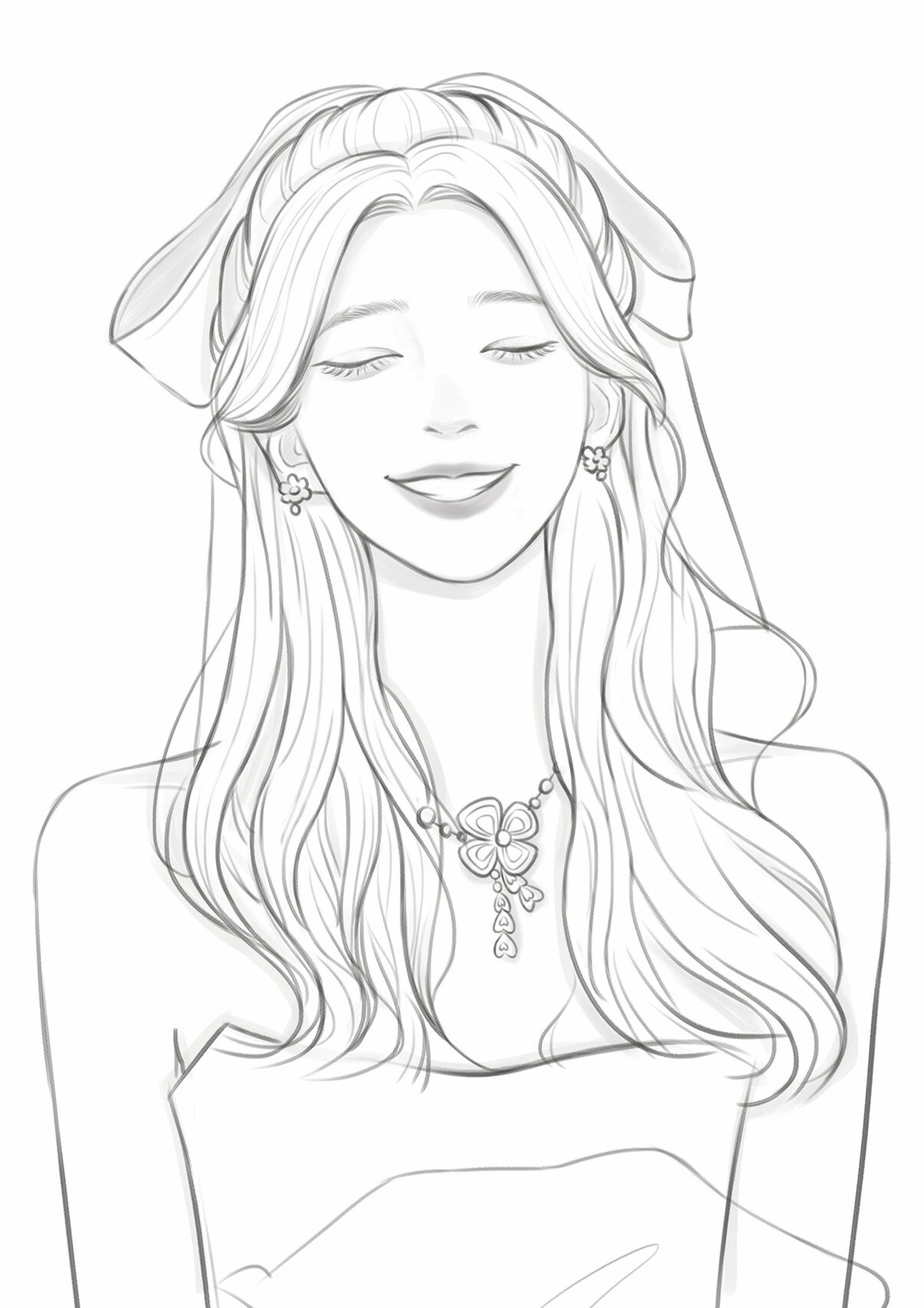 板绘|手绘头像|赵露思 被迷人的笑容甜到了 分享绘