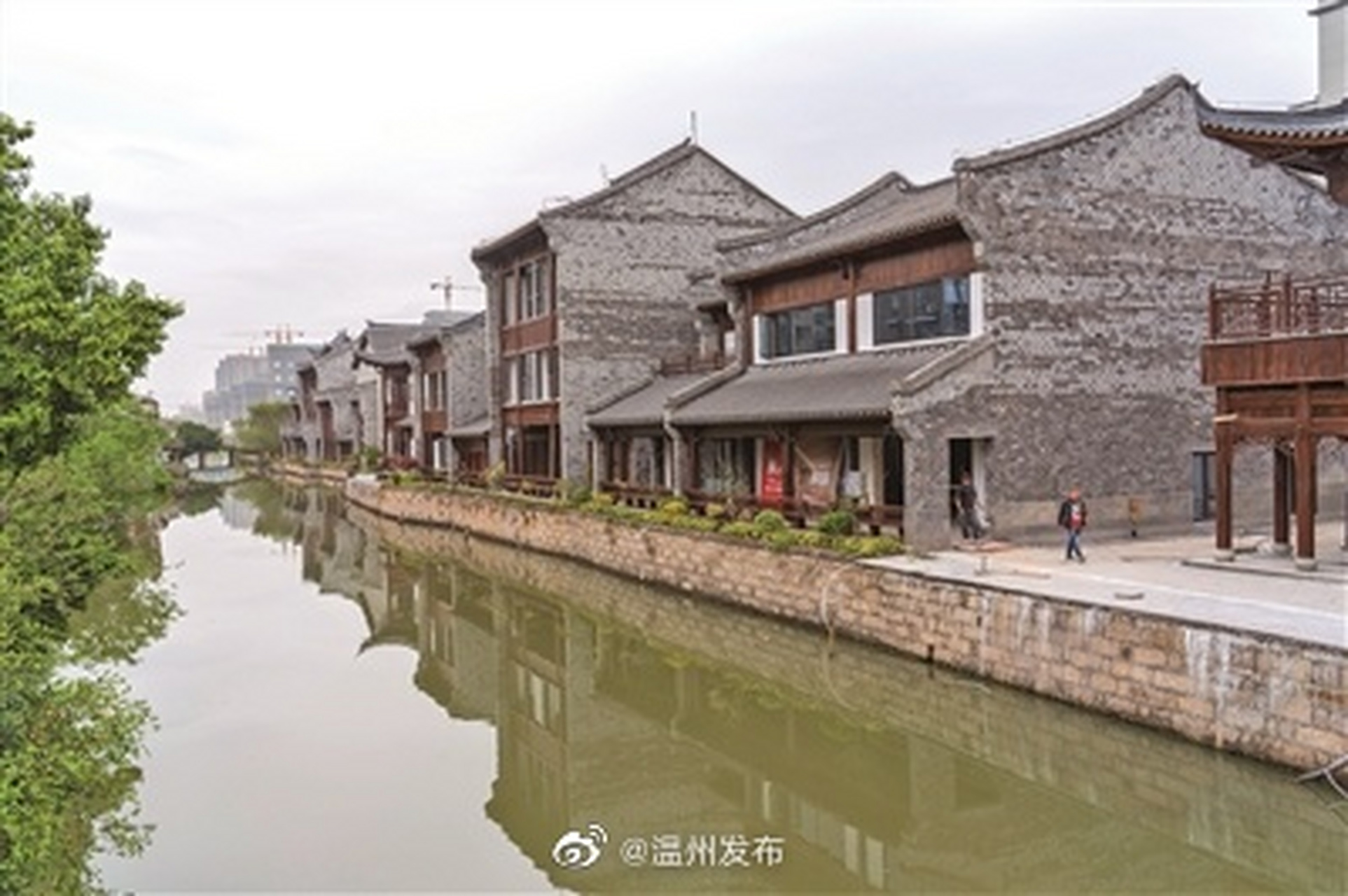 【梧田老街开街在即】#民生汇# 近日,瓯海梧田老街项目进入收尾阶段