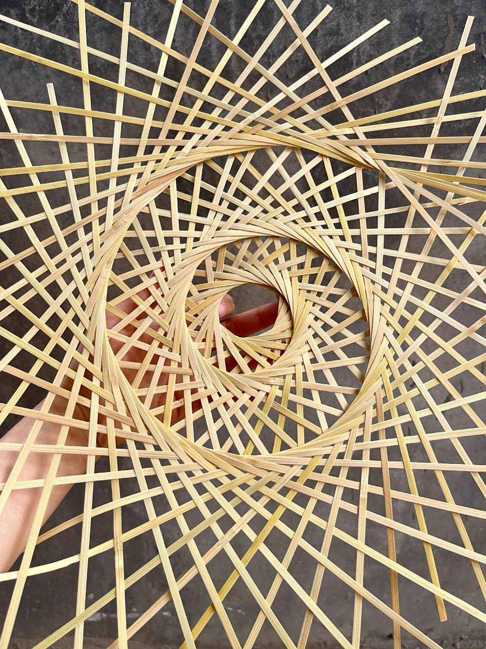 7515竹编纹样分享|不用收口的圆口编