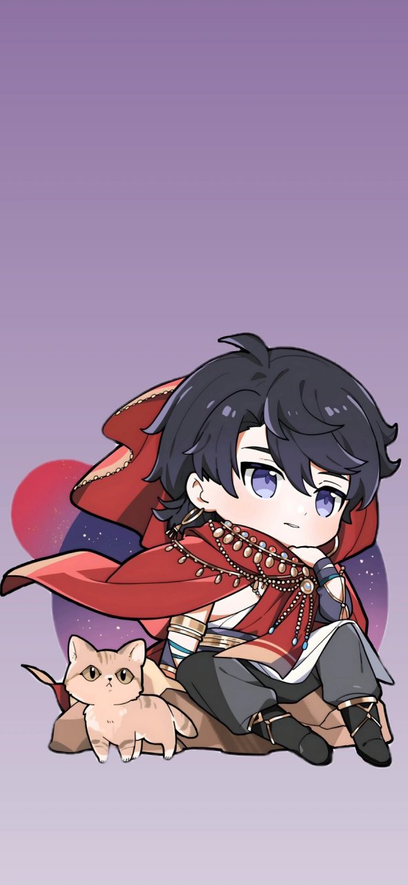 恋与制作人丨民族风q版手机壁纸全员10张 原素材:恋与制作色官方 改图