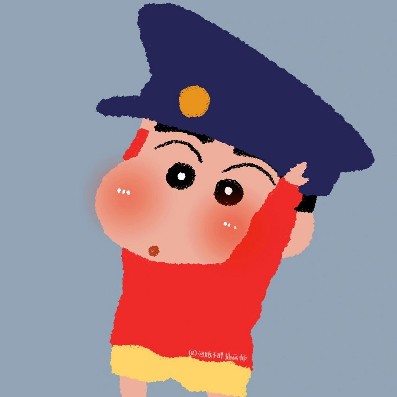 蜡笔小新摘帽子拉!可爱头像 啊啊啊好可爱啊啊啊啊啊!
