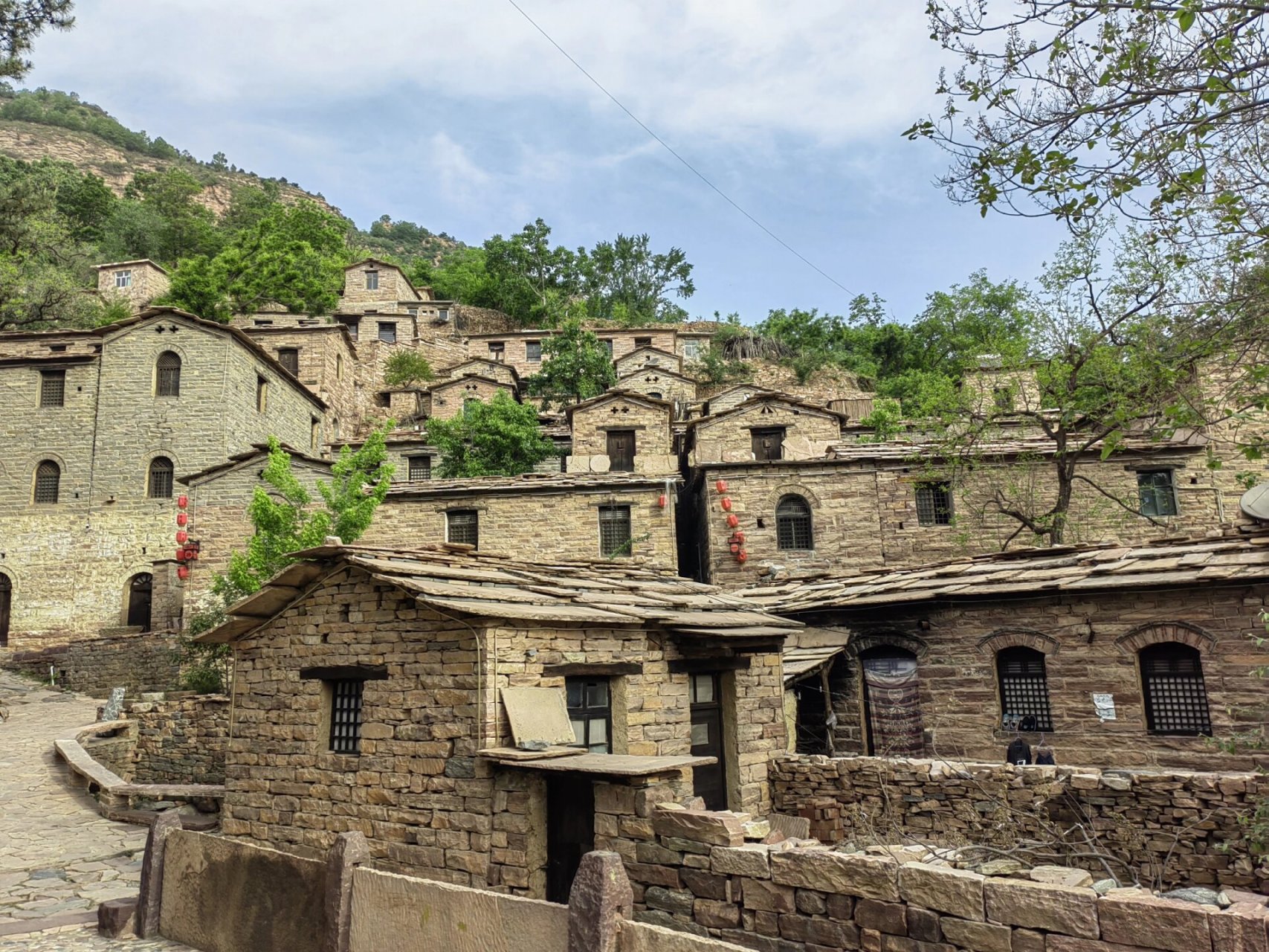 河北邢台 英谈古寨 在太行山脉中的古村落 初建于明清时期,后期变成了