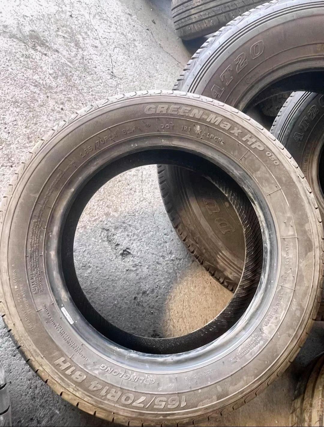 165/70r14 正品玲珑轮胎 九成新没有补没有裂纹的