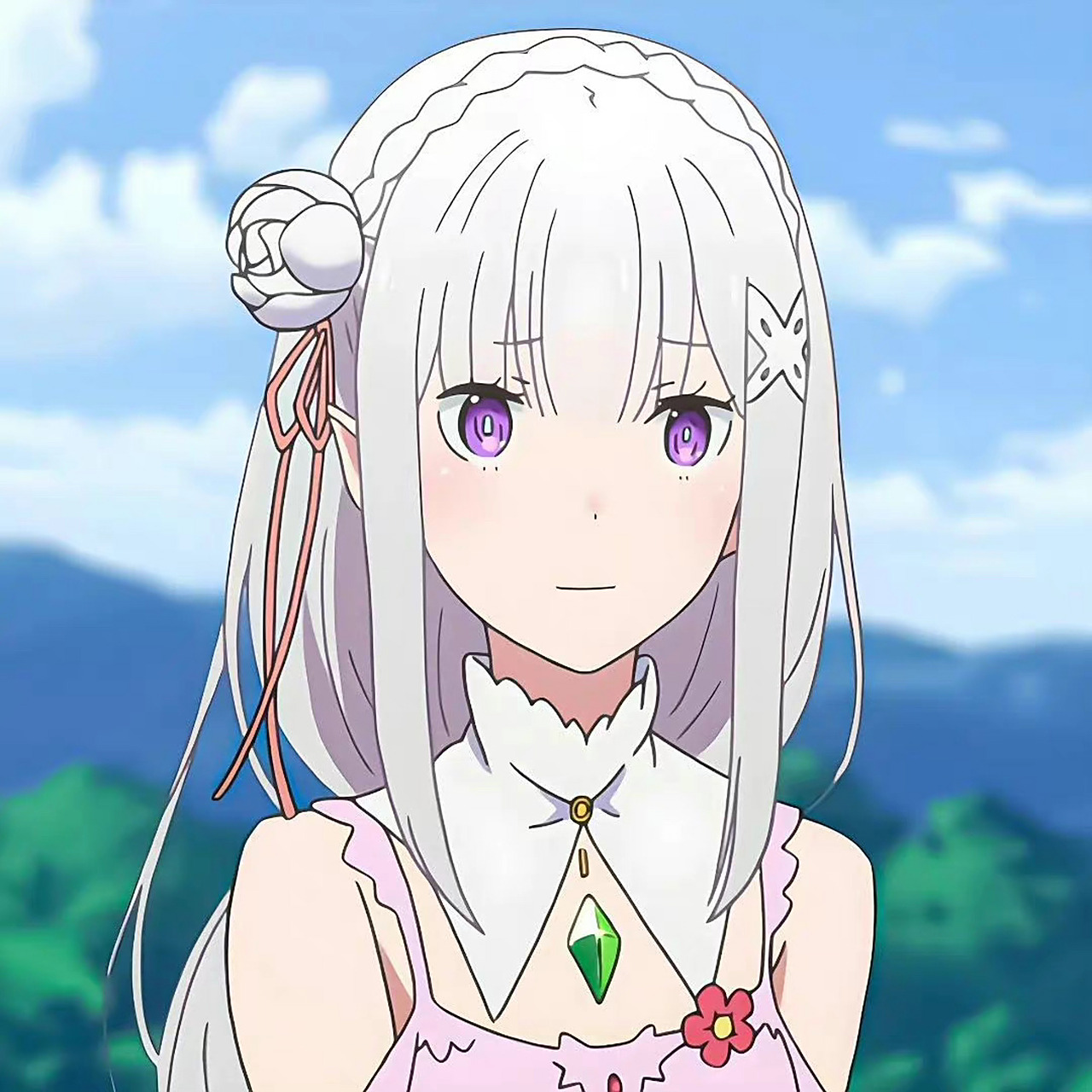 动漫头像 《从零开始的异世界生活》 -爱蜜莉雅