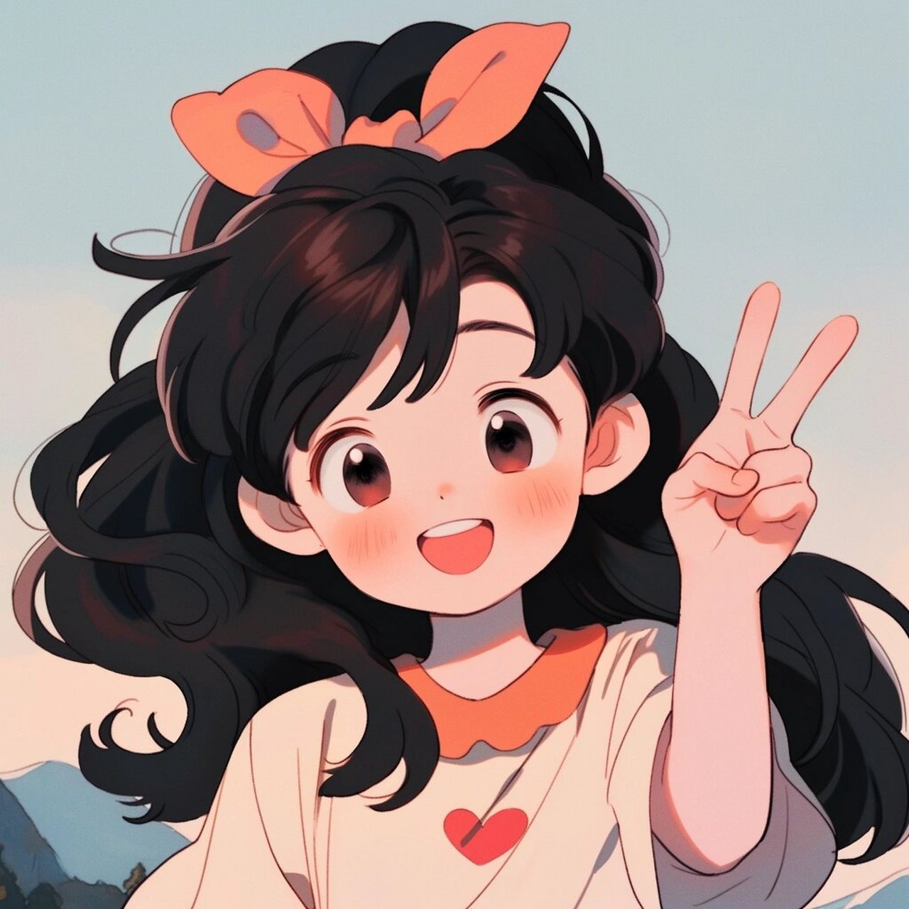 可爱头像|橙色系第二弹|元气满满的一天