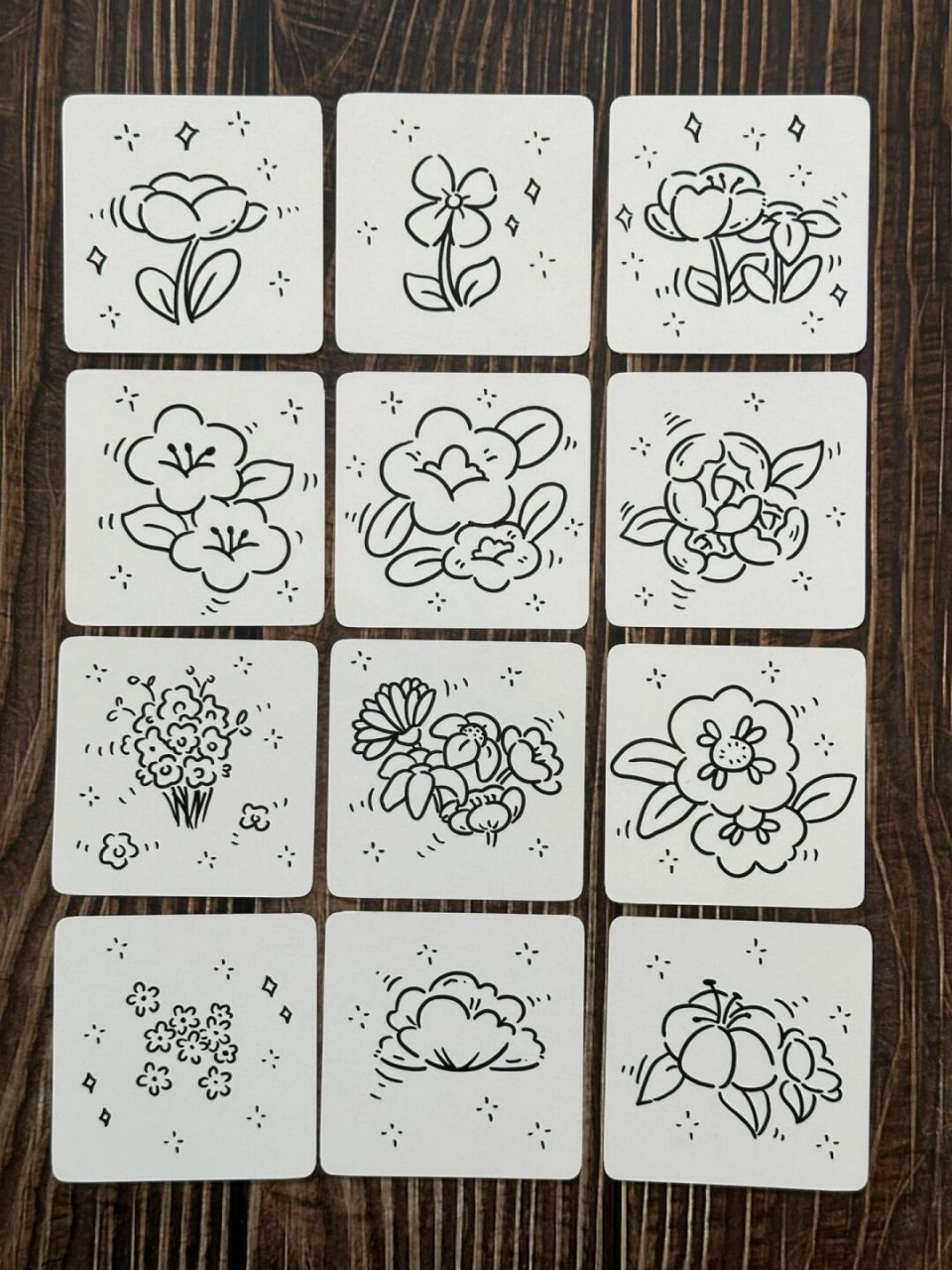 花的简笔画实用画法,真的很简单 #画画的日常# #笔记灵感# #可爱简笔