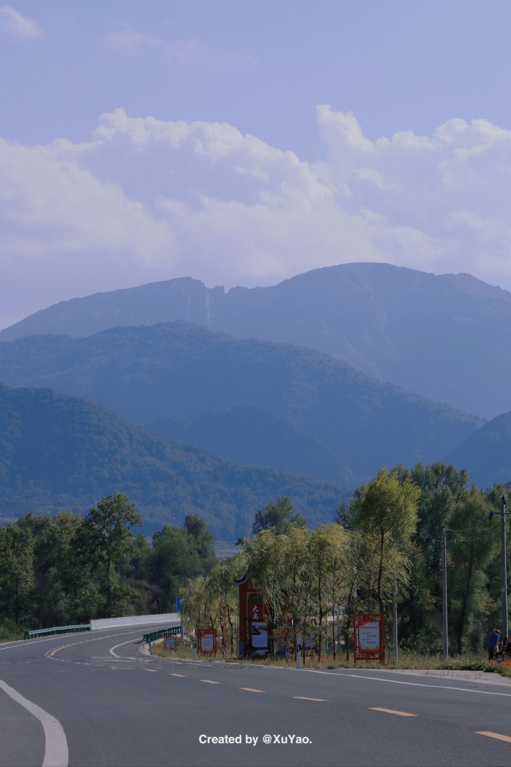 定西渭源-绝美风景     甘肃省定西市渭源县,前往渭河源景区的沿途