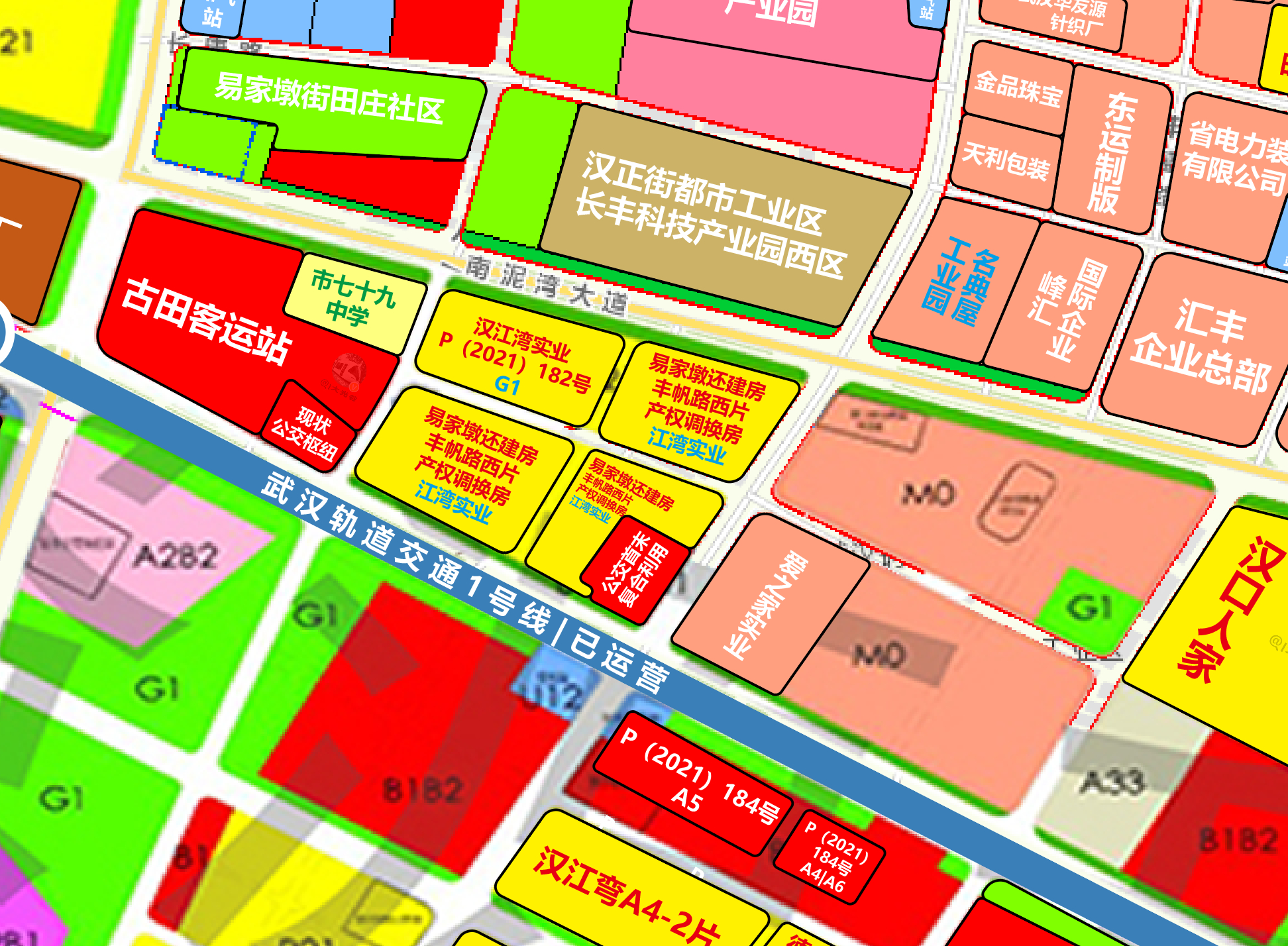 申报的硚口区易家墩村hy