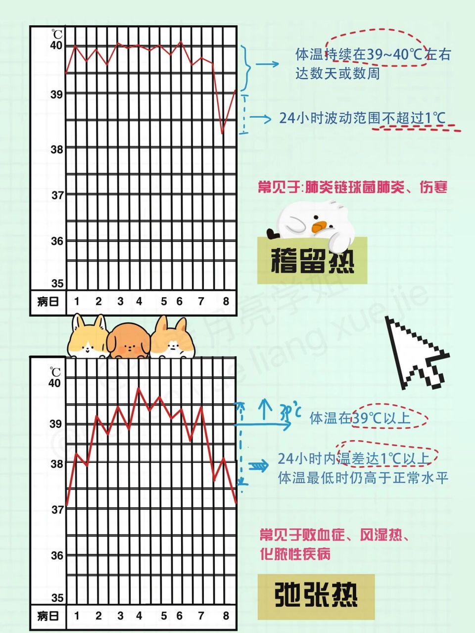 护考知识点发热类型分类 7815 月亮不睡我不睡