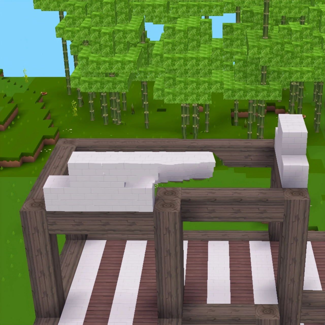 迷你世界桃林小屋め建筑教程