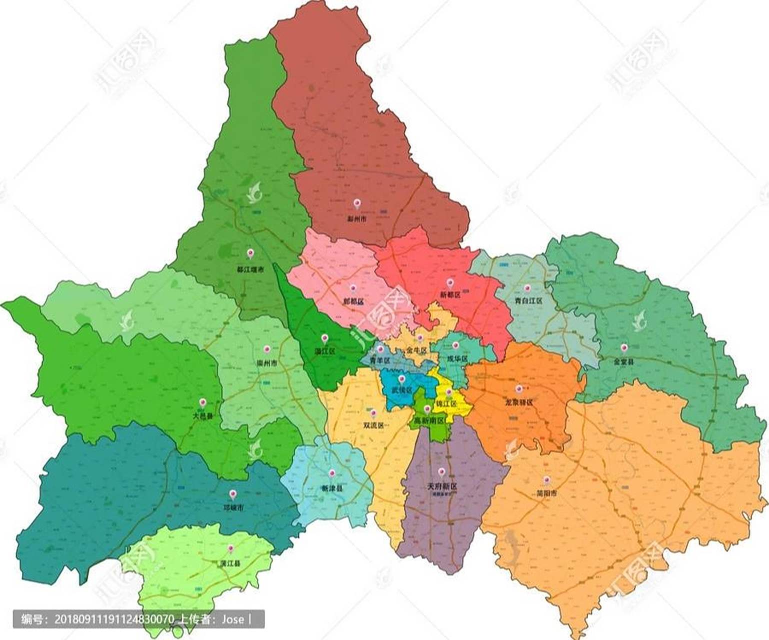 成都地图 成都地图