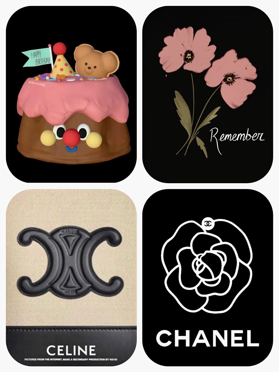 iwatch表盘壁纸分享 | 甜酷暗黑系列 分享一组甜酷黑色系的   苹果