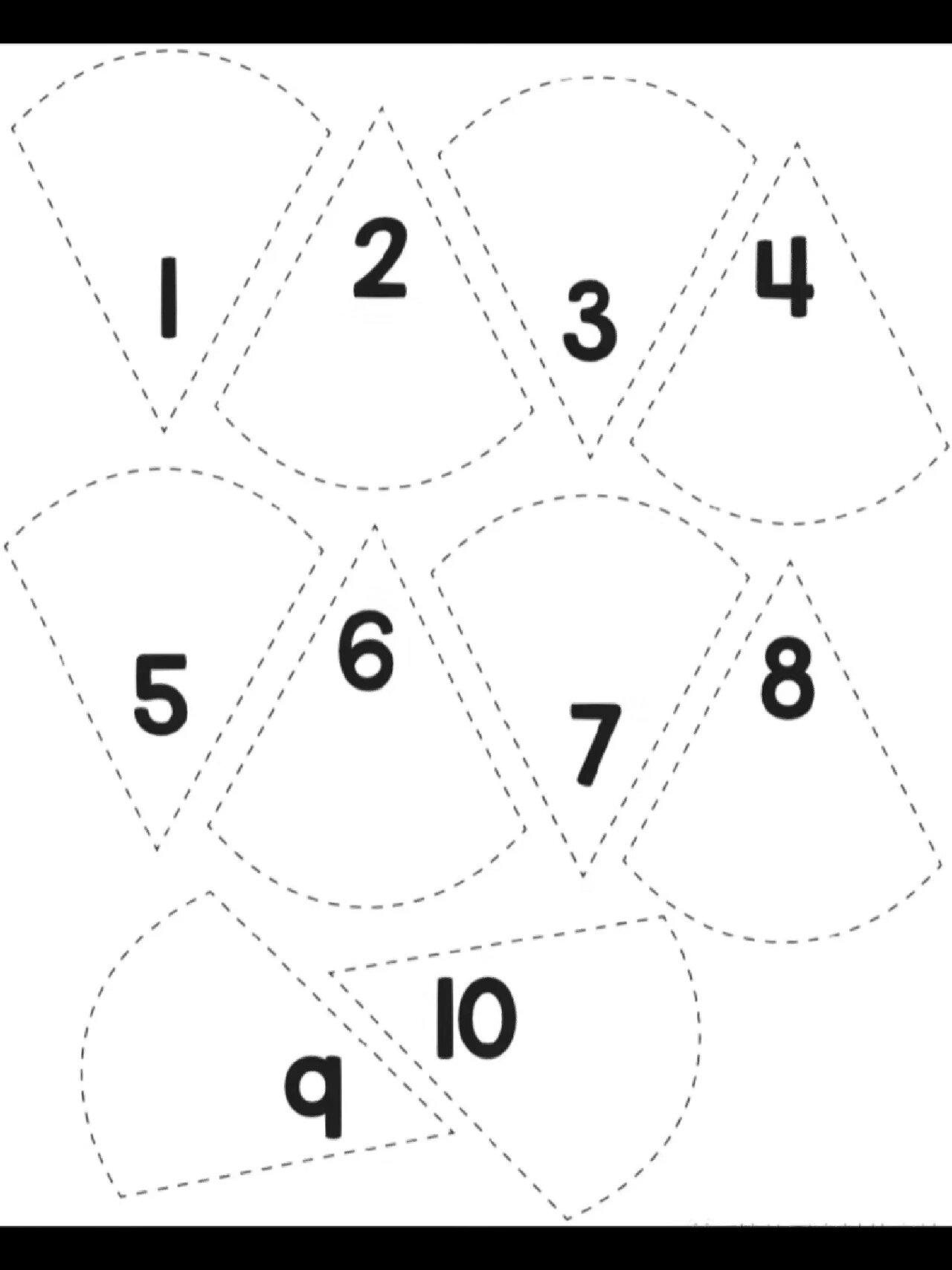 幼儿园中班益智区自制材料《点数对应》