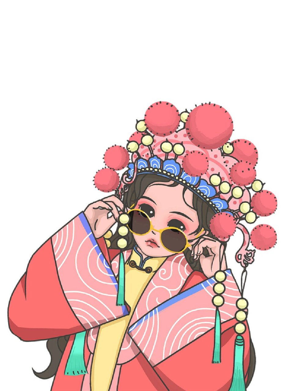 今天给大家安利一组超美的国潮京剧美女人物,本期素材来自,这里不仅有