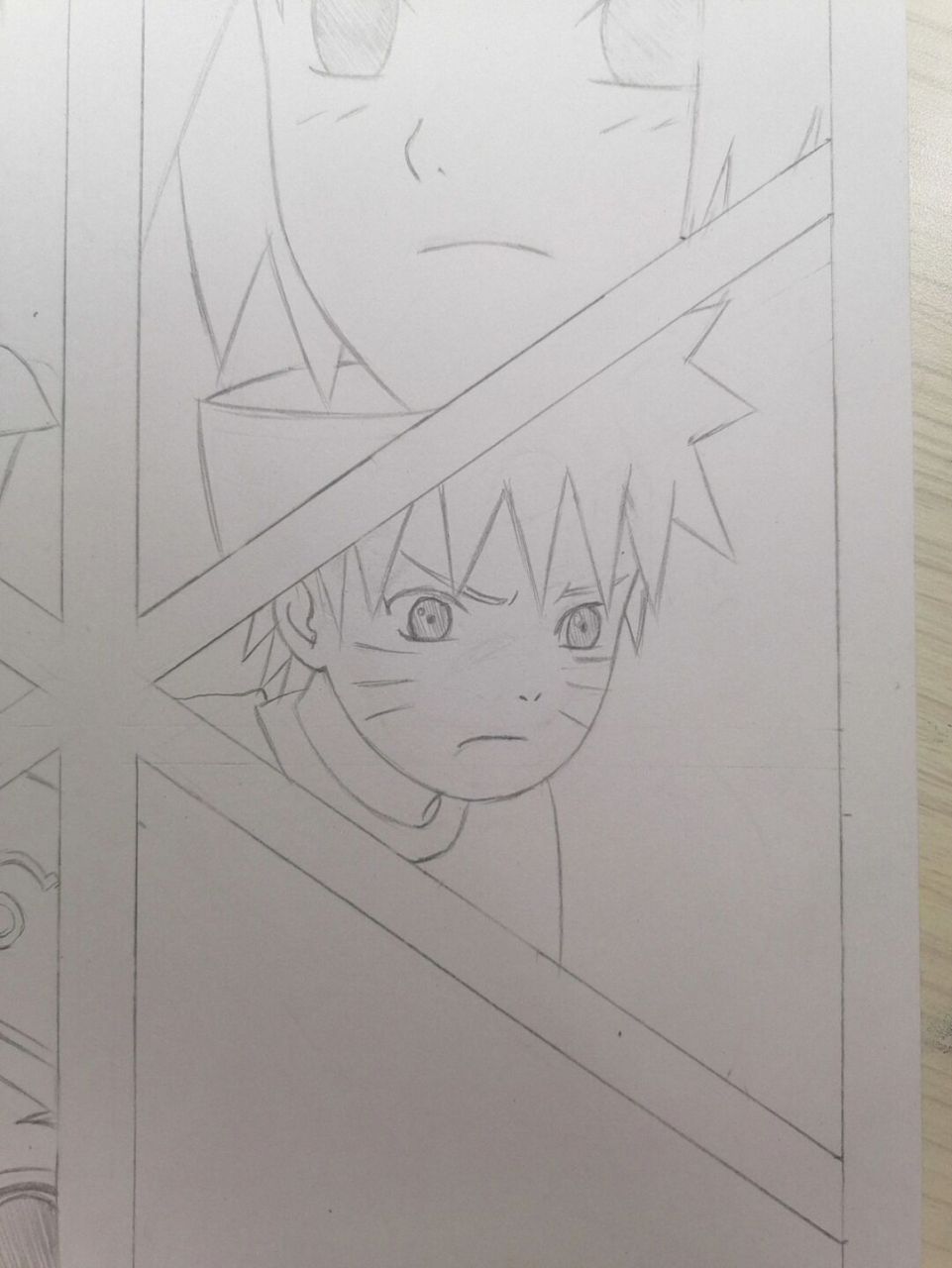 火影小朋友教学 #手绘教程# #火影忍者# #小时候# 他们小时候也这么帅